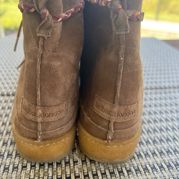 Laidback London Argo Camel Suede ankle boots, Size 37 - Picture 3 of 9